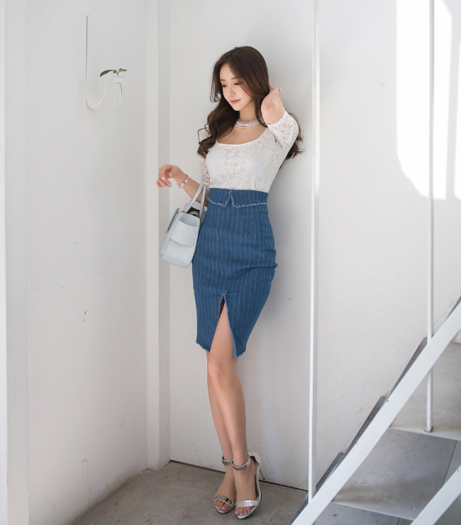 紧身包臀裙,穿出时尚青春潮范,颜值非常高!