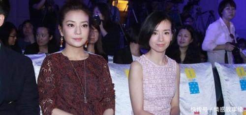 41岁赵薇同框37岁董洁,只差4岁,竟一个大妈,一个少女