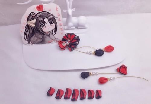 「金鱼发夹」手工制作金鱼发饰,少女风还是暗黑系你说了算,附教程