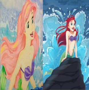 当迪士尼公主染了新发型，乐佩怎么看都美，白雪公主太辣眼！