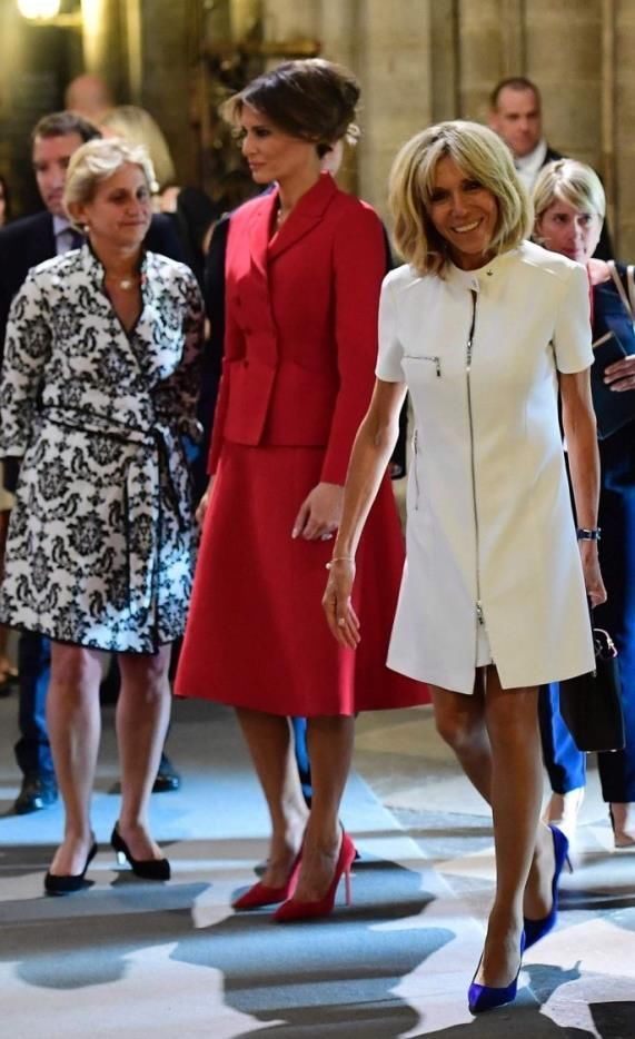 没有精心打扮的法国第一夫人，简直就是把年龄“写”在了脸上