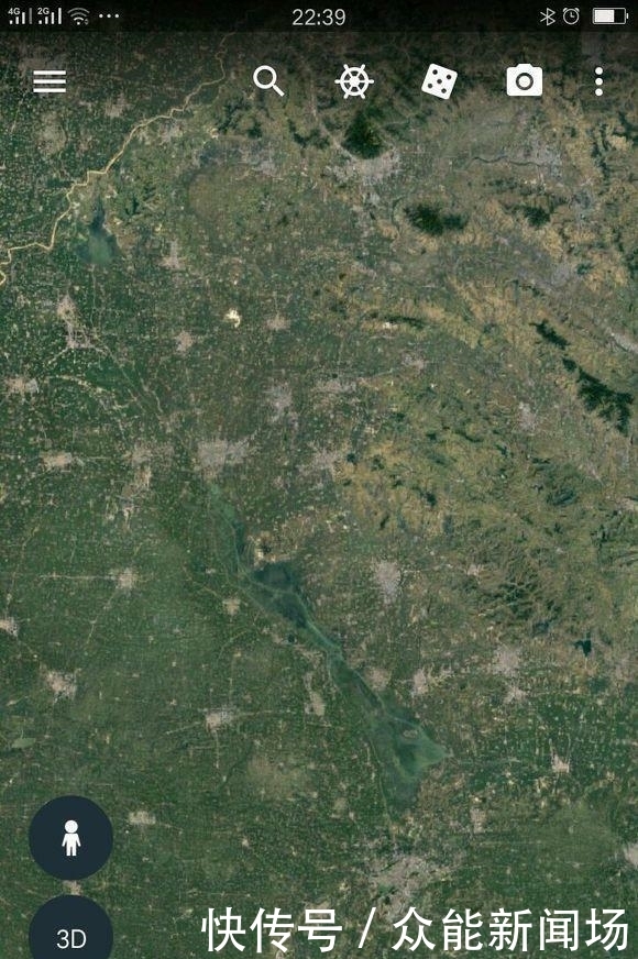  「洞庭湖」中国主要淡水湖卫星图对比：洞庭湖还是中国第二大淡