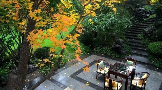  绝美@在农村建一个院子，修篱种菊，烹茶会友，绝美