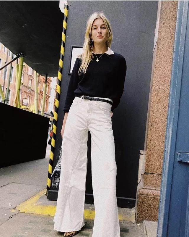 关于白色牛仔裤，这些是时尚博主没告诉过大家的搭配心机