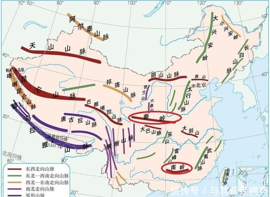  「影响」如果没有秦岭和南岭两列山脉，对我国的气候会产生什么