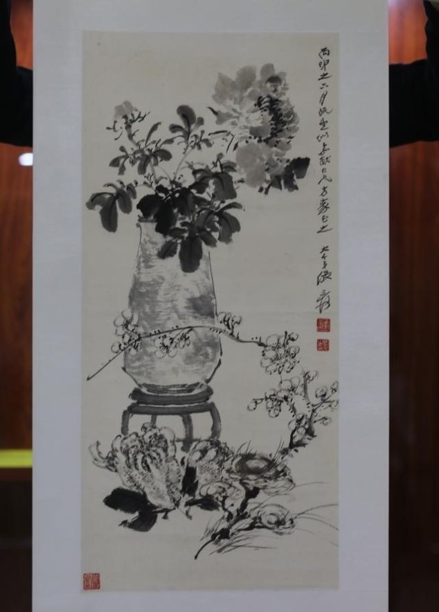 五百年来第一人,张大千笔下花卉