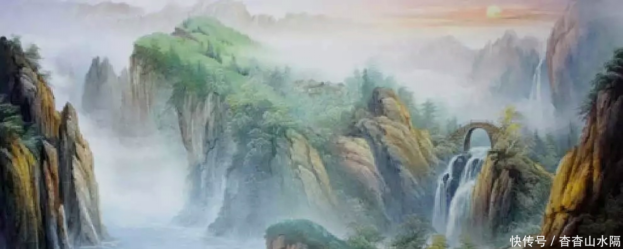 珍藏版山水画刀画，快收藏！