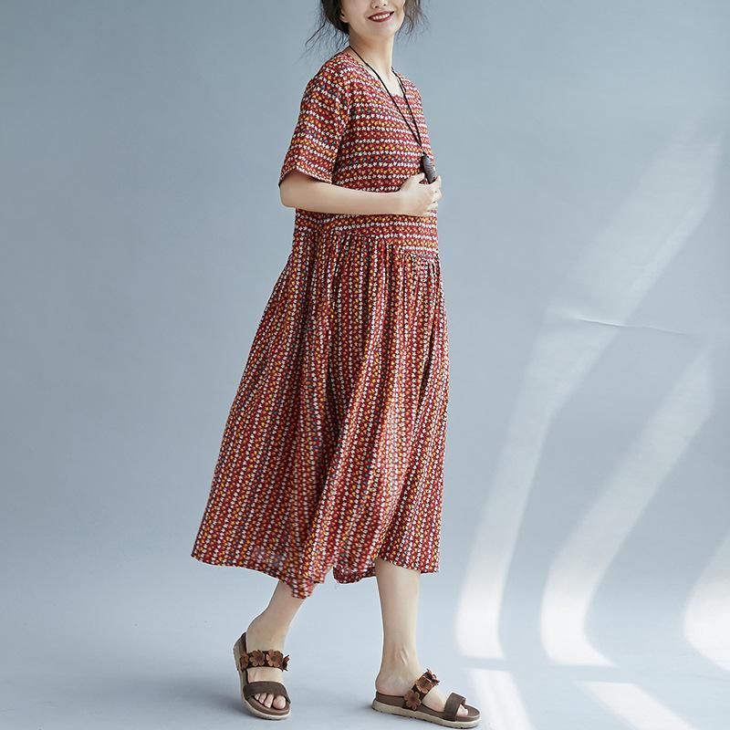 难以置信!现代女人都喜欢的棉麻裙，款款洋气显嫩，连背影都美爆