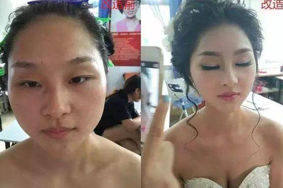 女人为什么要化妆呢？看看化妆前与化妆后区别就明白了！