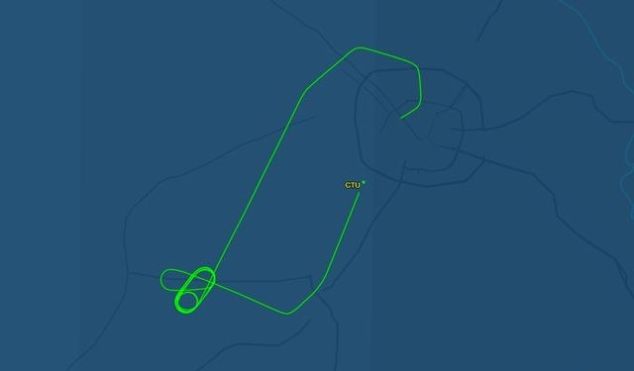  起飞|成都飞上海客机晚上起飞后出故障 空中盘旋1小时绕14圈降落