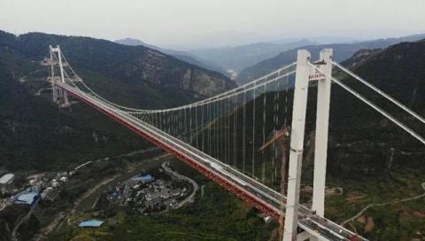  祖国|向祖国献礼！“世界第一”赤水河红军大桥建成仪式今早举行
