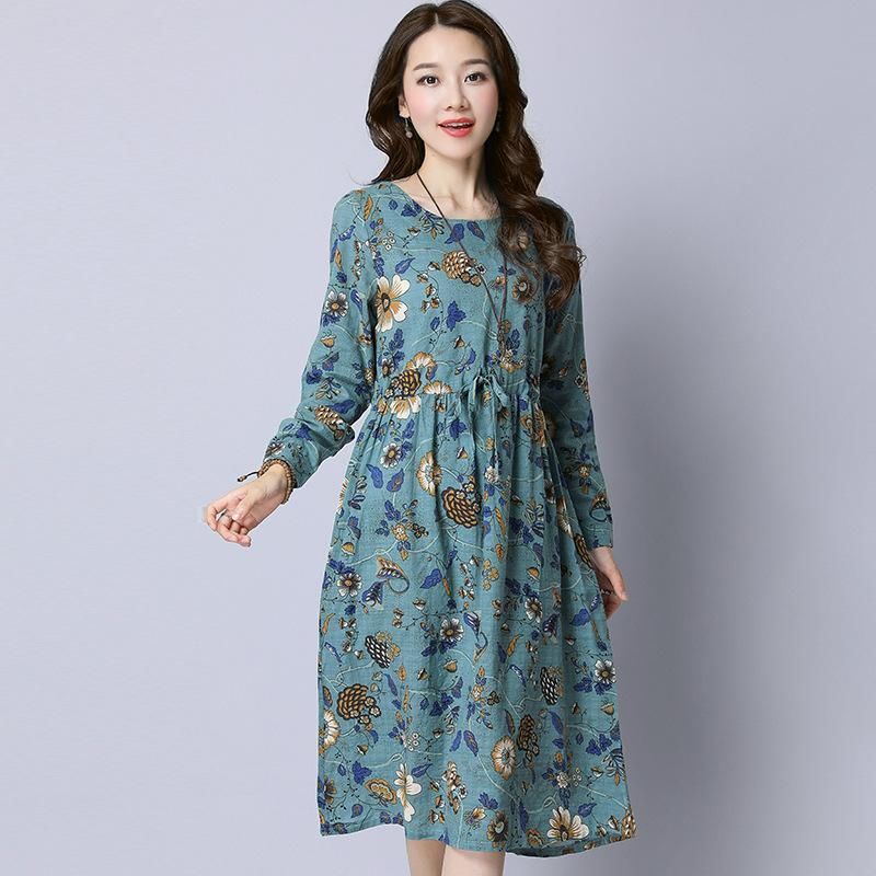 入秋后早晚凉，7080后别穿短款，新出秋裙，一款比一款美嫩