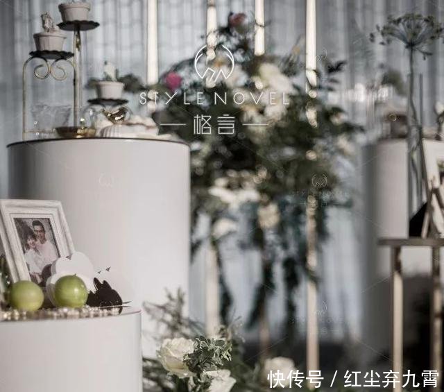  #花园#这场婚礼像极了花园中的清新邂逅