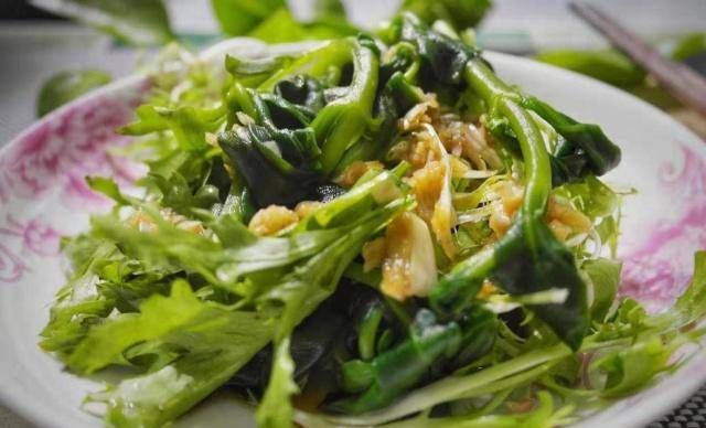 「冰花」心叶冰花可以吃,苦苣用冷,新鲜的味道也可以火!