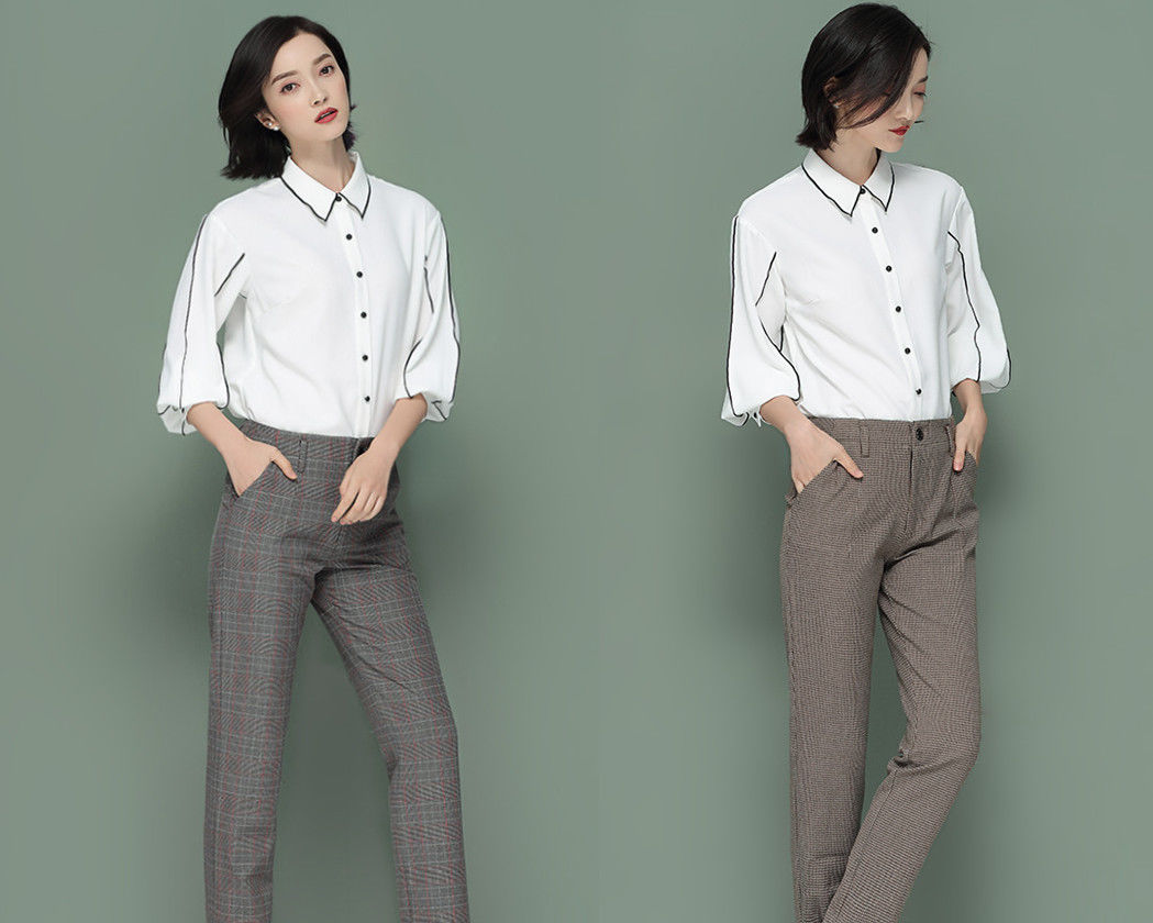  #时髦#今年的“烟管裤”太火了:简约、知性、女人味十足!