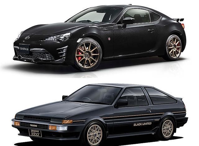  #汽车#全世界86辆，向老AE86献给！丰田汽车86黑色限定版日本国发售