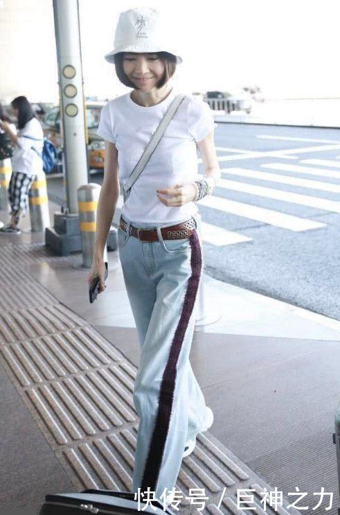 好不容易增重20斤“大头娃娃”鲁豫这次终于有了女人味