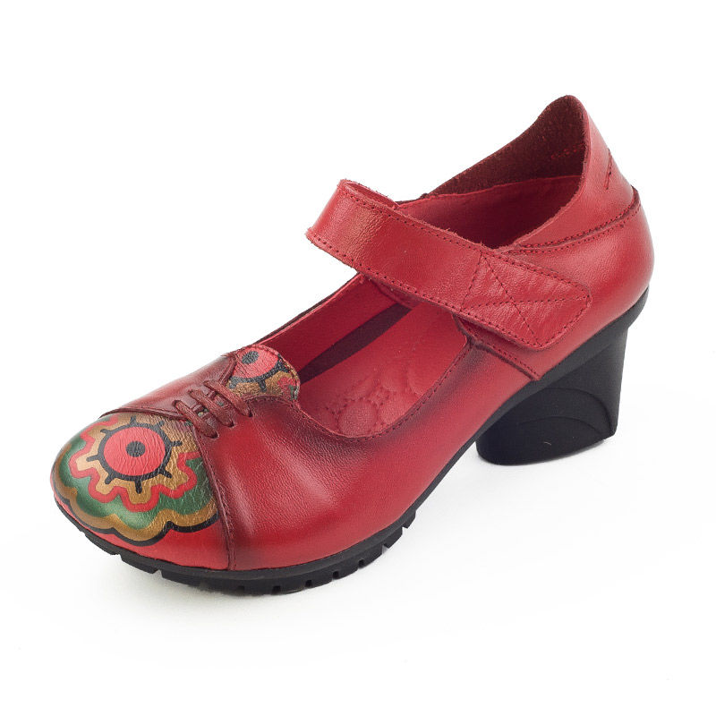 这样软底的妈妈鞋，怎么穿都不累脚，还超美哦