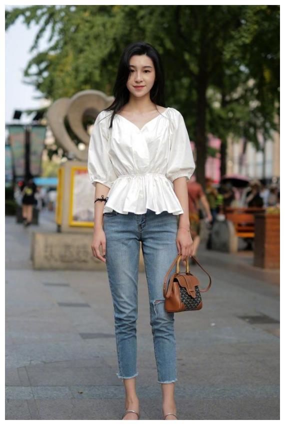 街拍：图1高挑曼妙，图3热情似火，图8细腻柔滑