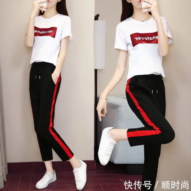 清新套装一夜走红,特适合小个子MM,搭配高跟鞋就能轻松搞定