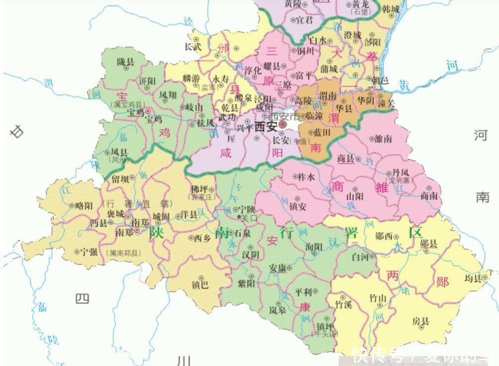 湖北省西北部的6个县，1949年，为何都被划分给了陕西省？