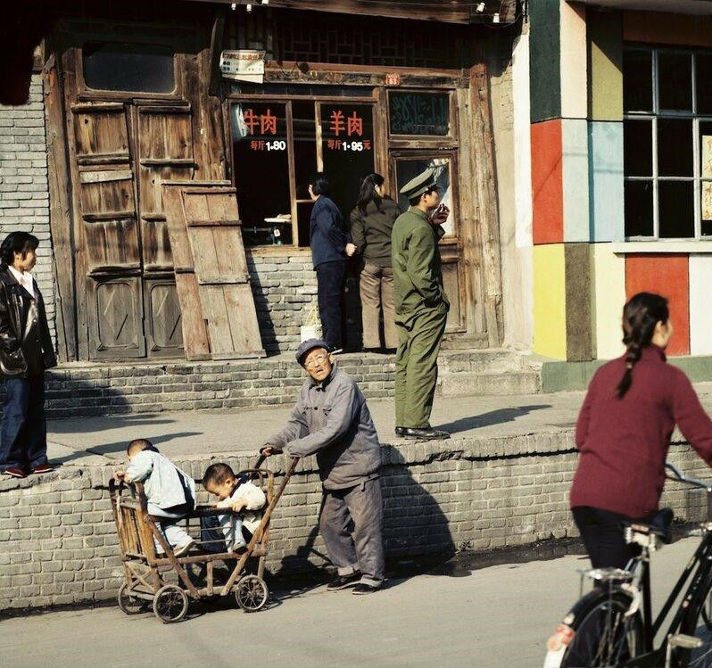 1987年德国摄影师拍摄的中国老照片，风景清俗秀丽，人们勤劳朴实