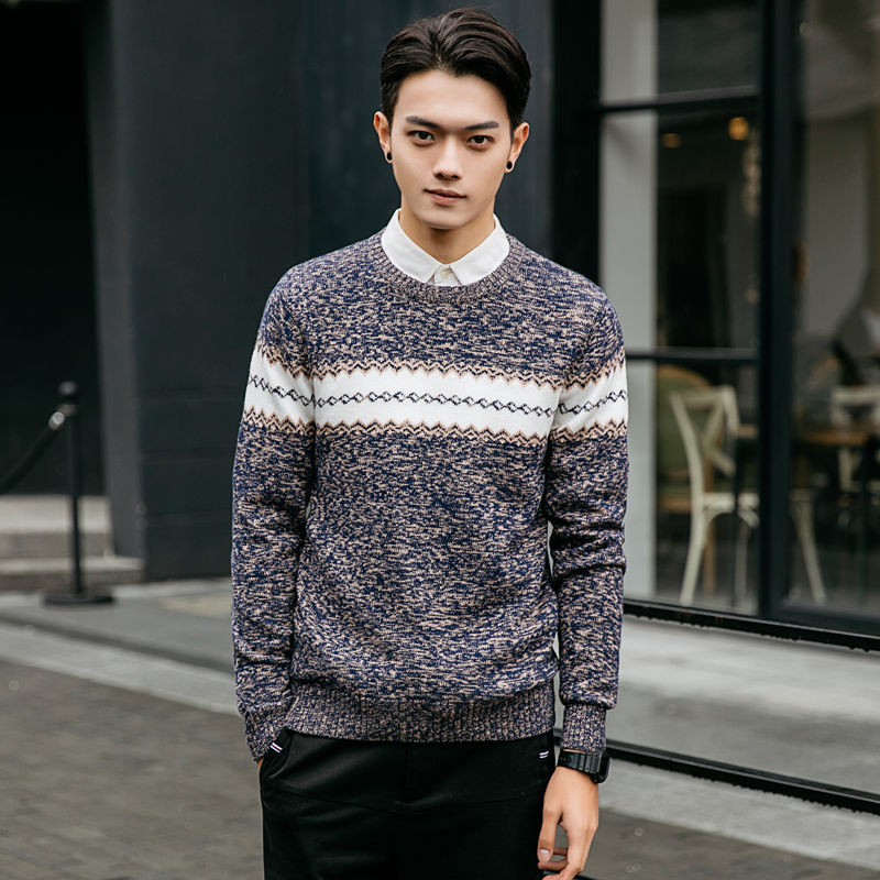 男人不管有没有钱，建议你瞧瞧下面这款毛衣，显年轻又保暖