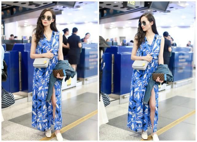 韩雪亮相，穿这一身特别显身材，太会秀自己了!