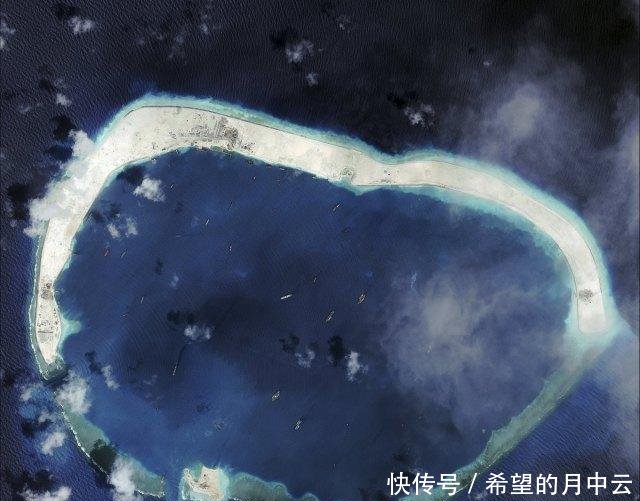  #岛礁#明明是海底珊瑚建的人工岛礁，美济礁却绿树成荫，这是如