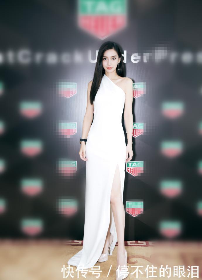 杨颖真会玩, 身穿晚礼裙只露出一条胳膊, 反而比露胸露腿还要性感