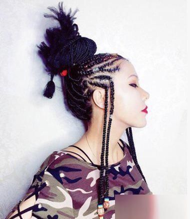 10款女生地垄沟辨发型，时尚渐变有特色！