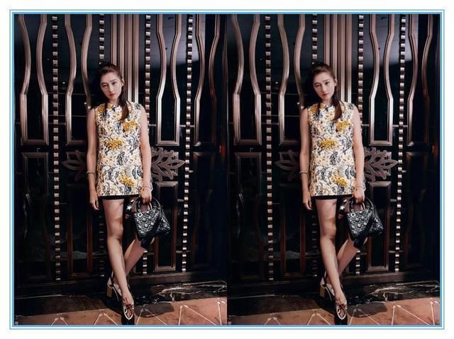 20岁的关晓彤穿了一件10岁小朋友的裙子，网友：这一身厉害了！