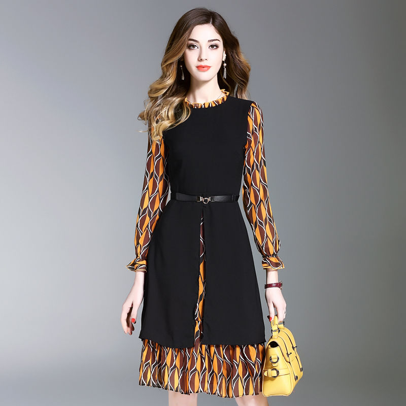 中秋说冷就冷!剁手也要给老婆买件这样的精致秋裙，洋气保暖