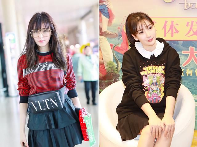 张天爱一改往日御姐风,现身机场剪了个小刘海,简直像换了张脸