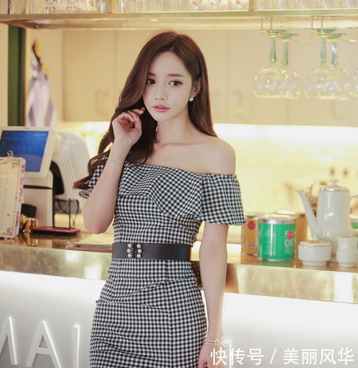 紧身包臀裙：自信漂亮的年轻妹子，身材高挑有型，回头率十足！