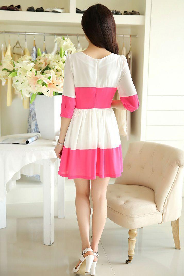 小姐姐连衣裙美女清秀, 别有一番韵味！