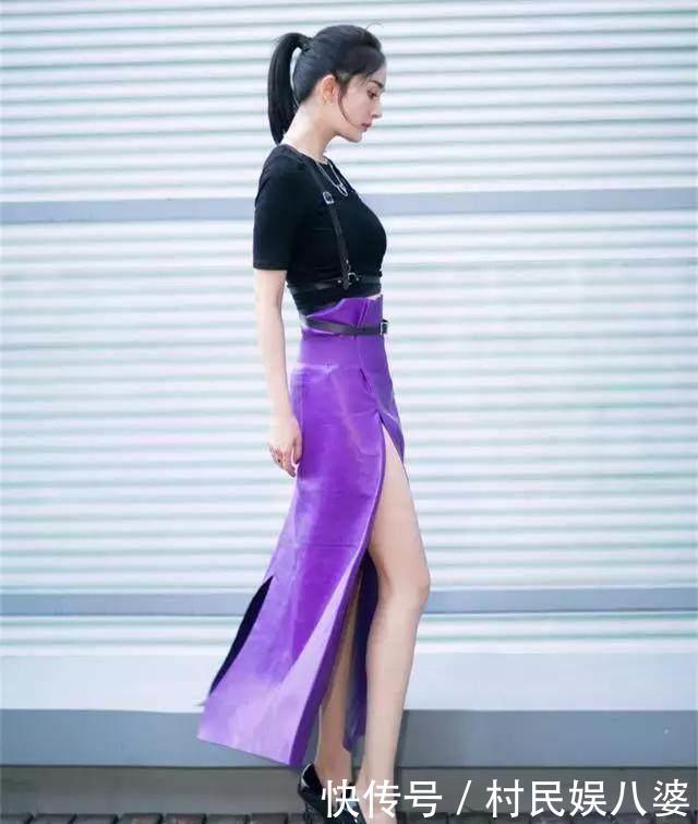 刘涛丢人丢大了！同穿“背背佳”，杨幂美炸天！她像绑了颗大白菜