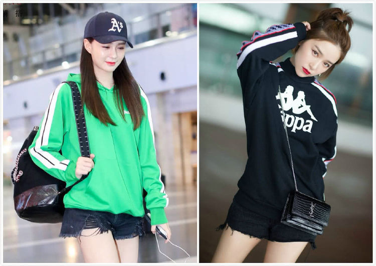 当165阚清子和172沈梦辰同穿运动短裤，网友：这差距有点大