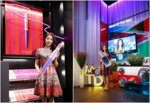 唯兰颂VIVLAS品牌旗舰店盛大开业 代言人宝儿于晓光实力坐阵
