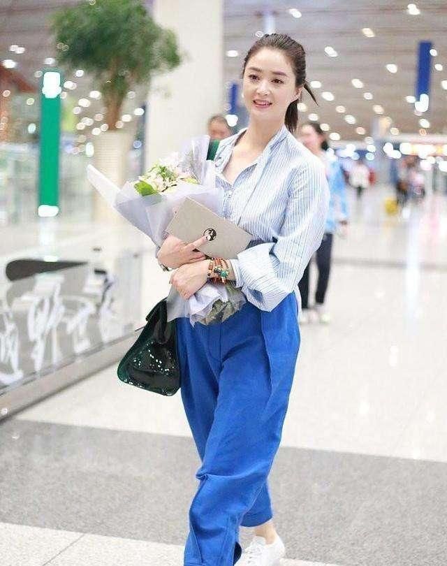 『荷叶边衬衫』胖女孩穿阔腿裤别大意,搭配这些上装才明智,不仅显瘦还超时髦