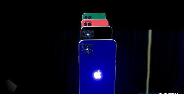 『iPhone12系列手机』iPhone12概念图: 砍刘海+方形4摄+氛围灯, 细品后对华为P40无爱了