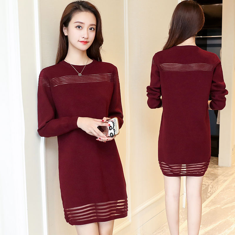 老婆是“肉”多点，但早秋只穿“一步裙”，显瘦迷人，回头率爆棚