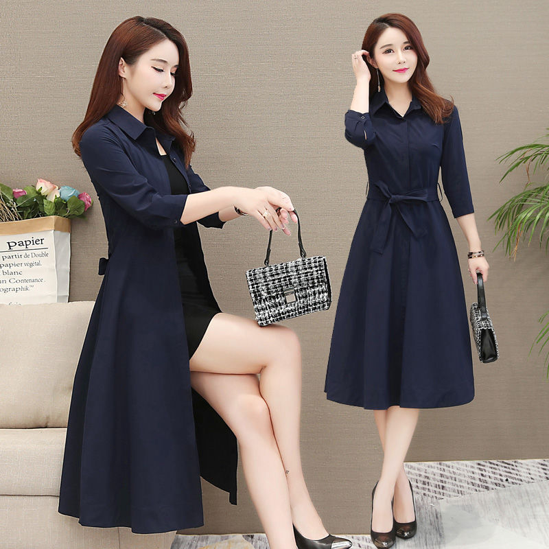 入秋穿套装不如穿连衣裙，一款好的连衣裙，更好的展现你的女人味