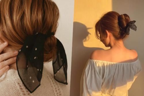  #点复古#巴黎女子最爱发型公开！用丝巾缎带绑出迷人的法式少女风