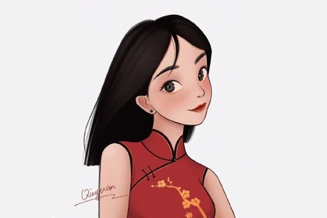  「艾莎」迪士尼公主穿上旗袍，艾莎公主气质超帅，但我觉得最美的还是木兰