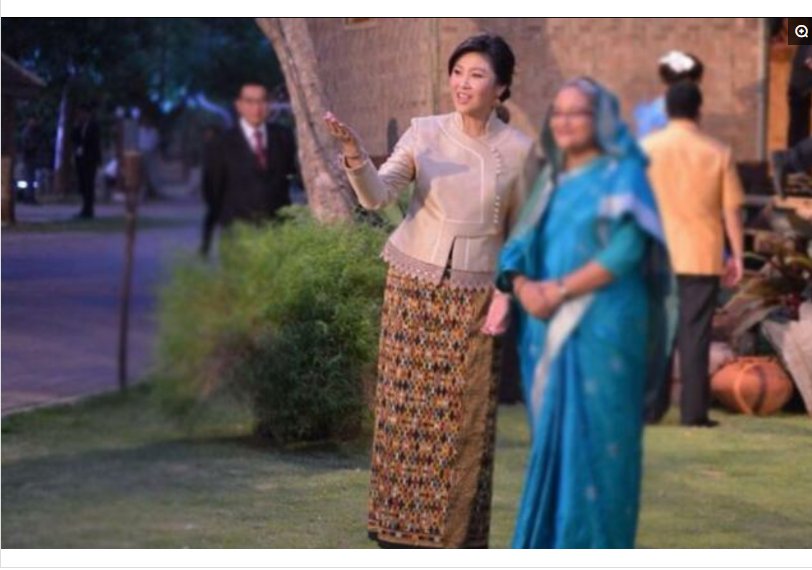 泰国前总理英拉短裙装有多美，为何她总是同样的装扮?