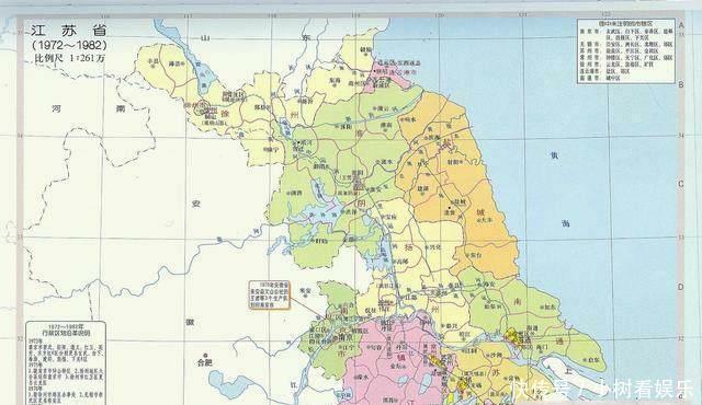  行政区划：江苏省复设后，南京行政区划变迁，面积扩大十数倍