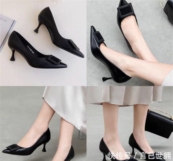  [少女]春季气质百搭的单鞋分享，可清新少女可职场气质，你get到了吗？