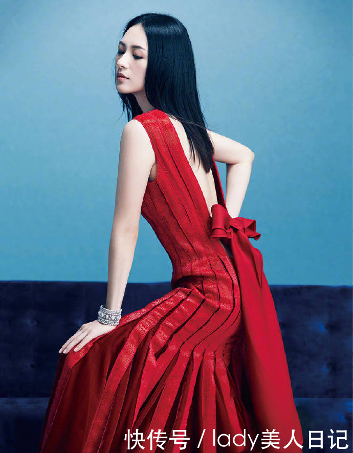 章子怡的高级范没有人能比！这个大红色，除了她自己，没人配得上