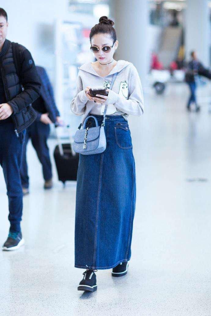 陈乔恩厉害了!吊带连体裤都撑变形了，网友:眼前一亮